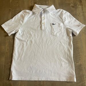 Vineyard vines edgartown polo kids 6 white